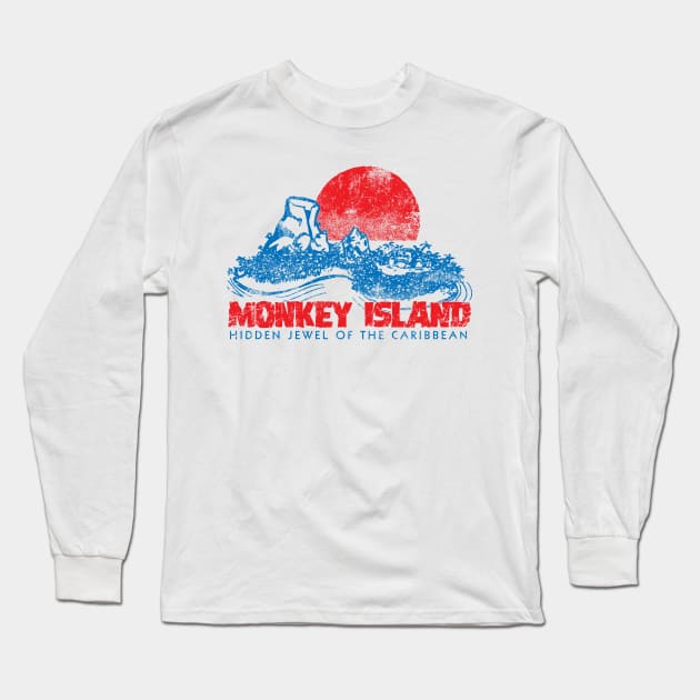 Monkey Island Long Sleeve T-Shirt by Geekeria Deluxe